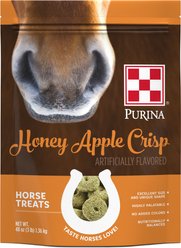 Purina Honey Apple Crisp Horse Treats, 3-lb bag