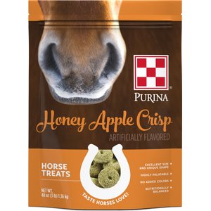 Purina Honey Apple Crisp Horse Treats, 3-lb bag