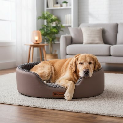 Kylinsure Kylinsure Waterproof Comfort Orthopedic Dog & Cat Sofa Bed with Removable Cover & Ice Pad, Coffee, Jumbo