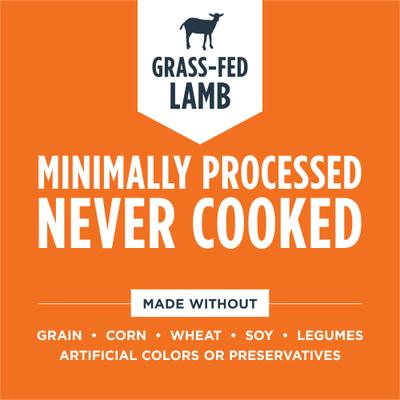 Show full view: Instinct Raw Meals Grass-Fed Lamb Recipe Grain-Free Adult Freeze-Dried Dog Food, 24-oz bag slide 8 of 10