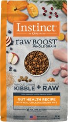 Instinct Raw Boost Whole Grain Gut Health Recipe with Real Chicken Dry Dog Food, 3.5-lb bag