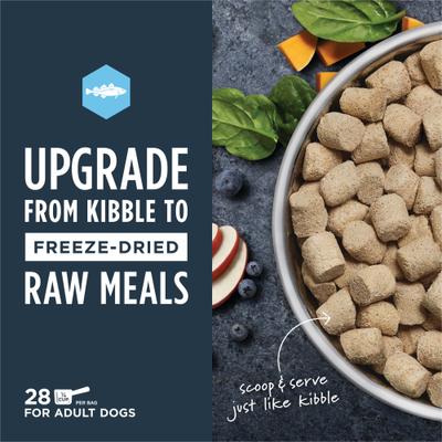 Show full view: Instinct Freeze-Dried Raw Meals Grain-Free Wild-Caught Alaskan Pollock Recipe Dog Food, 14-oz bag slide 5 of 10