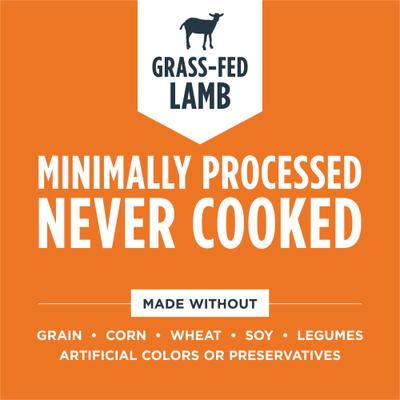 Show full view: Instinct Raw Meals Grass-Fed Lamb Recipe Grain-Free Adult Freeze-Dried Dog Food, 14-oz bag slide 8 of 10