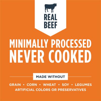 Show full view: Instinct Raw Meals Real Beef Recipe Grain-Free Adult Freeze-Dried Dog Food, 14-oz bag slide 8 of 10