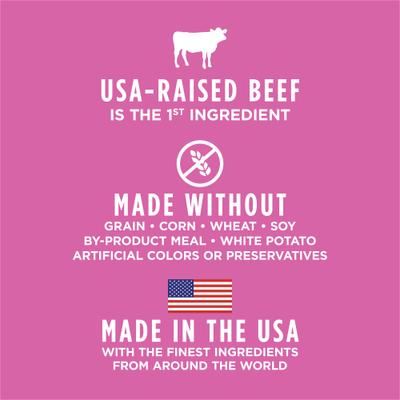 Show full view: Instinct Raw Boost Small Breed Adult Grain-Free Real Beef Recipe Dry Dog Food, 3.5-lb bag slide 6 of 12