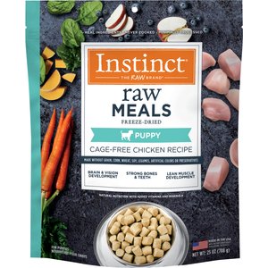 Instinct Raw Meals Cage-Free Chicken Recipe Grain-Free Puppy Freeze-Dried Dog Food, 25-oz bag