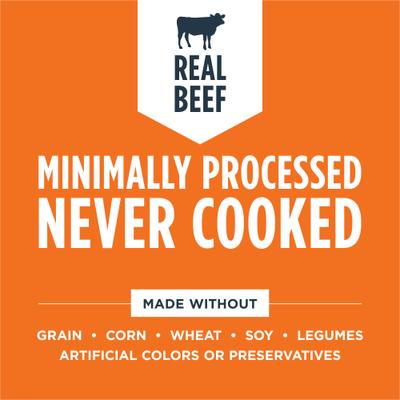 Show full view: Instinct Raw Meals Real Beef Recipe Grain-Free Adult Freeze-Dried Dog Food, 25-oz bag slide 8 of 10