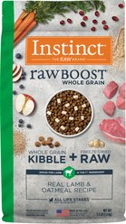 Instinct Raw Boost Whole Grain Real Lamb & Oatmeal Recipe Dry Dog Food, 3.5-lb bag