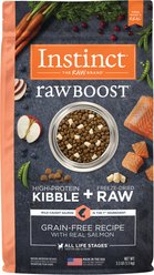 Instinct Raw Boost Adult Grain-Free Real Salmon Recipe Dry Dog Food, 3.5-lb bag
