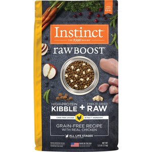 Instinct Raw Boost Adult Grain-Free Real Chicken Recipe Dry Dog Food, 3.5-lb bag