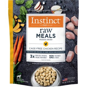Instinct Raw Meals Cage-Free Chicken Recipe Grain-Free Adult Freeze-Dried Dog Food, 25-oz bag
