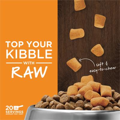 Show full view: Instinct Raw Boost Mixers Gut Health Recipe Grain-Free Freeze-Dried Dog Food Topper, 5.5-oz bag slide 4 of 11