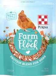 Purina Farm to Flock Protein Blend Poultry Treats, 7.5-lb bag