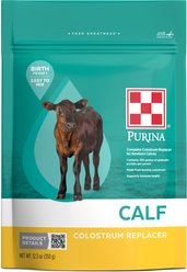 Purina Calf Colostrum Replacer Powder Cattle Feed, 12.3-oz bag