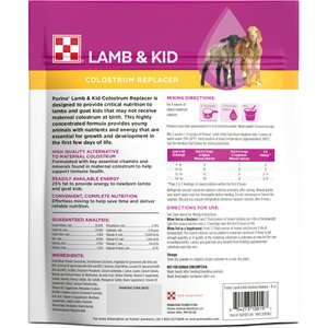 Purina Lamb & Kid Colostrum Replacer Powder Farm Feed, 10-oz bag