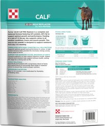Purina 22:20 Calf Milk Replacer Powder, 9-lb bag slide 2 of 2