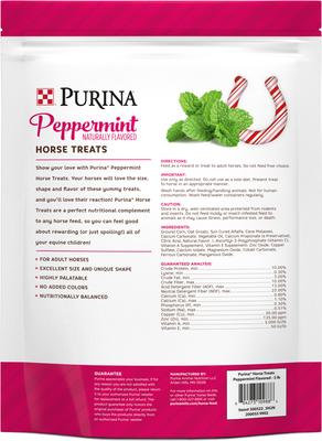 Show full view: Purina Peppermint Horse Treats, 3-lb bag slide 2 of 3