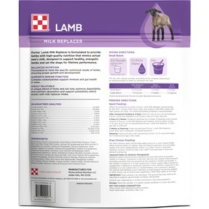 Purina Lamb Milk Replacer Powder Sheep Feed, 8-lb bag