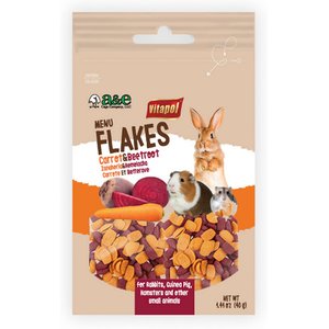 Vitapol by A&E Cage Company Vegetable Flakes Small Animal Treats, 1.41-oz bag