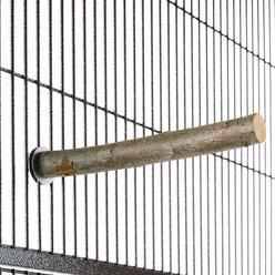 Happy Beaks by A&E Cage Company 8-in Manzanita Wood Bird Perch, Brown slide 2 of 2