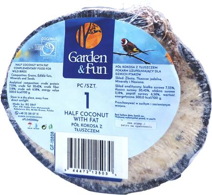 Show full view: Garden Fun by A&E Half Coconut with Suet Wild Bird Treats slide 3 of 3