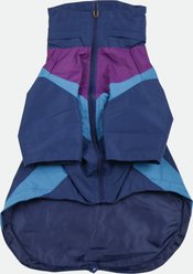 pupp st. Domino Windbreaker Dog Raincoat, Purple, Large slide 2 of 6