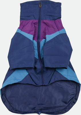 Show full view: pupp st. Domino Windbreaker Dog Raincoat, Purple, X-Large slide 3 of 6