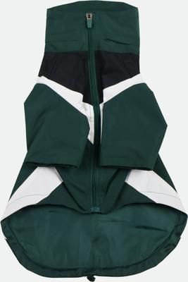 Show full view: pupp st. Domino Windbreaker Dog Raincoat, Green, XXX-Large slide 3 of 6