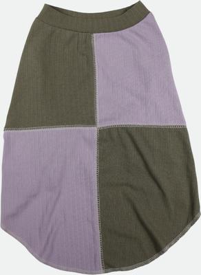 Show full view: pupp st. Hester Dog Shirt, Lilac/Grey, Small slide 2 of 5