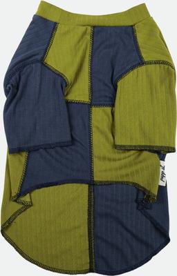 Show full view: pupp st. Hester Dog Shirt, Olive/Grey, Small slide 3 of 4