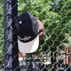 pupp st. BK Dog Hat, Black/White