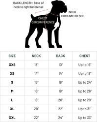 pupp st. Allen Tank Dog Shirt, Black/White, XX-Large slide 2 of 4