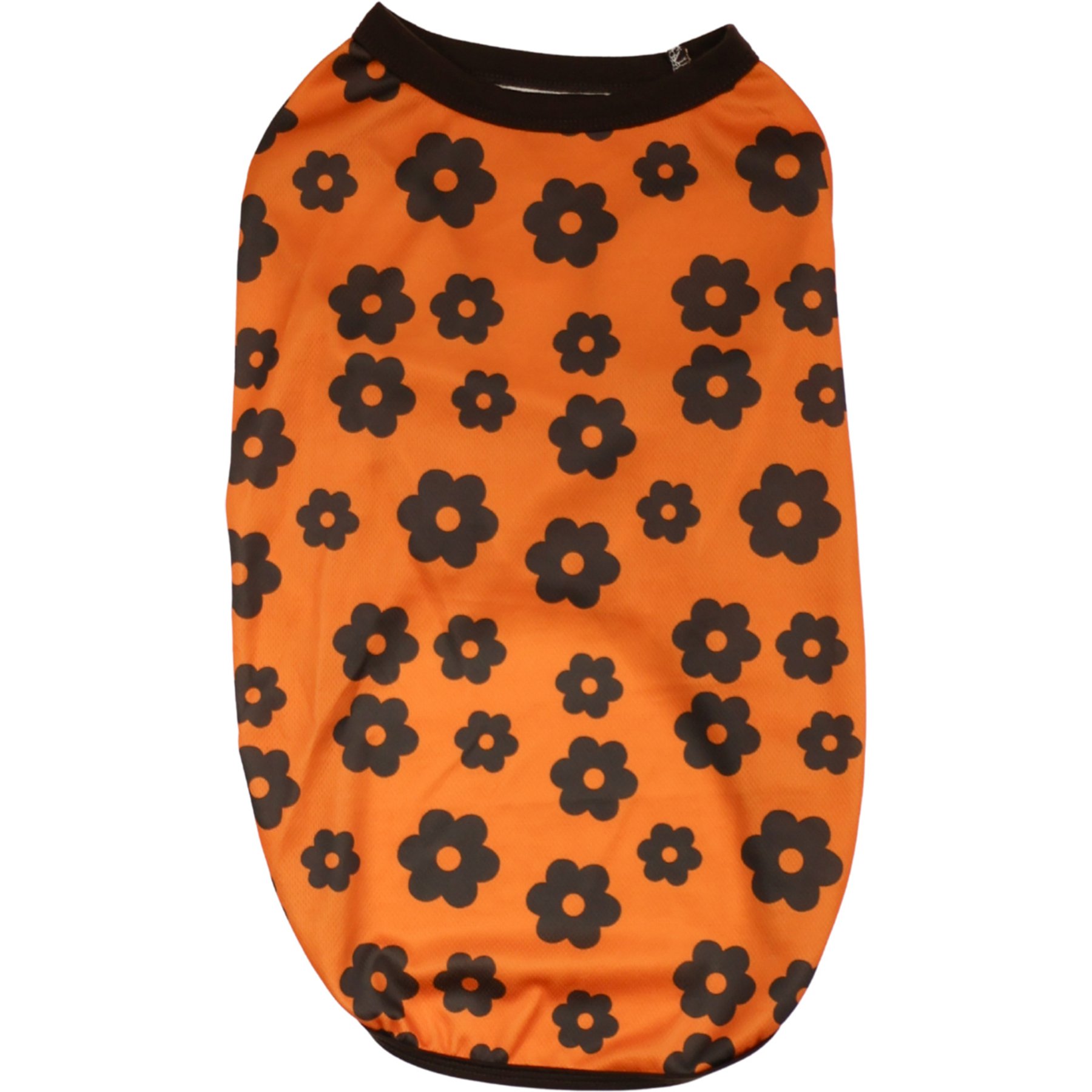 pupp st. Allen Tank Dog Shirt, Orange/Brown, XX-Small