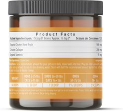 Strawfield Pets Super Bone Broth + Chicken Flavored Collagen & Chicken Liver Powder Joint Supplement for Dogs & Cats, 4.23-oz jar slide 2 of 9