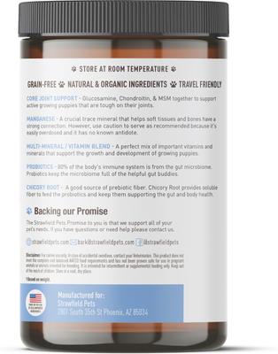 Show full view: Strawfield Pets Hickory Bacon Flavored Soft Chew Multivitamin + Probiotic for Puppy & Dogs, 120 count slide 9 of 10