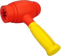 Petopia Hammer Dog Chew Toy, X-Large: 6.88-in, Red/Yellow