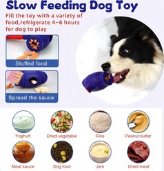 Petopia Hammer Dog Chew Toy, X-Large: 6.88-in, Blue/Red slide 2 of 9