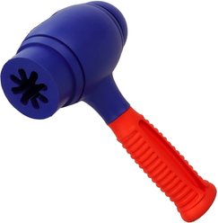 Petopia Hammer Dog Chew Toy, X-Large: 6.88-in, Blue/Red