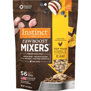 Instinct Raw Boost Mixers Chicken Recipe Grain-Free Freeze-Dried Dog Food Topper, 14-oz bag