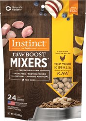 Instinct Raw Boost Mixers Chicken Recipe Grain-Free Freeze-Dried Dog Food Topper, 6-oz bag