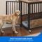 Show in main carousel: Yitahome Furniture-Style Dog Crate with Swivel Wheels, 43.3-in slide 4 of 9
