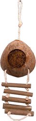 A&E Cage Company Coco Reptile Hideaway with Rope Ladder, Brown, Small