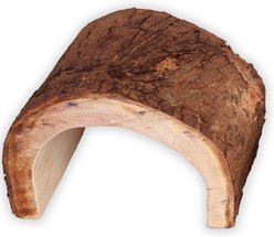 A&E Cage Company Natural Half Log Reptile Hideout, Brown, Large slide 2 of 2