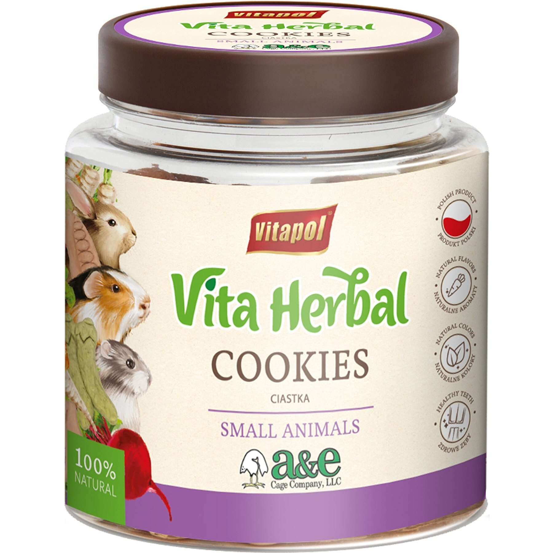 Vitapol by A&E Cage Company Vita Herbal Cookies Small Animal Treats