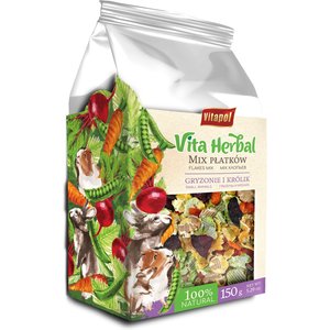 Vitapol by A&E Cage Company Vita Herbal Petals Mix Small Animal Treats, 5.29-oz bag