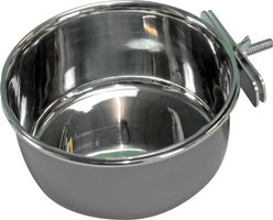 A&E Cage Company Stainless Steel Bird Coop Cup with Ring & Bolt, 20-oz slide 1 of 2