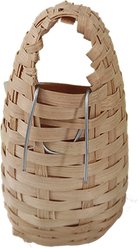 A&E Cage Company Bamboo Parakeet Nest, Brown