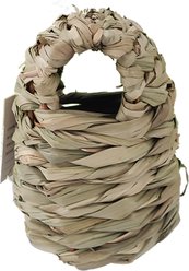 A&E Cage Company Covered Twig Nest for Parakeet Bird, Brown