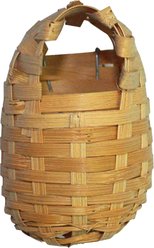 A&E Cage Company Bamboo Finch Nest, Brown