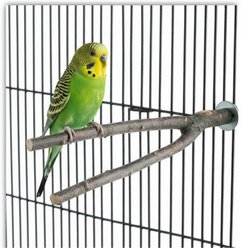 Happy Beaks by A&E Cage Company 10-in Manzanita Wood Multi-Branch Bird Perch, Brown slide 2 of 2